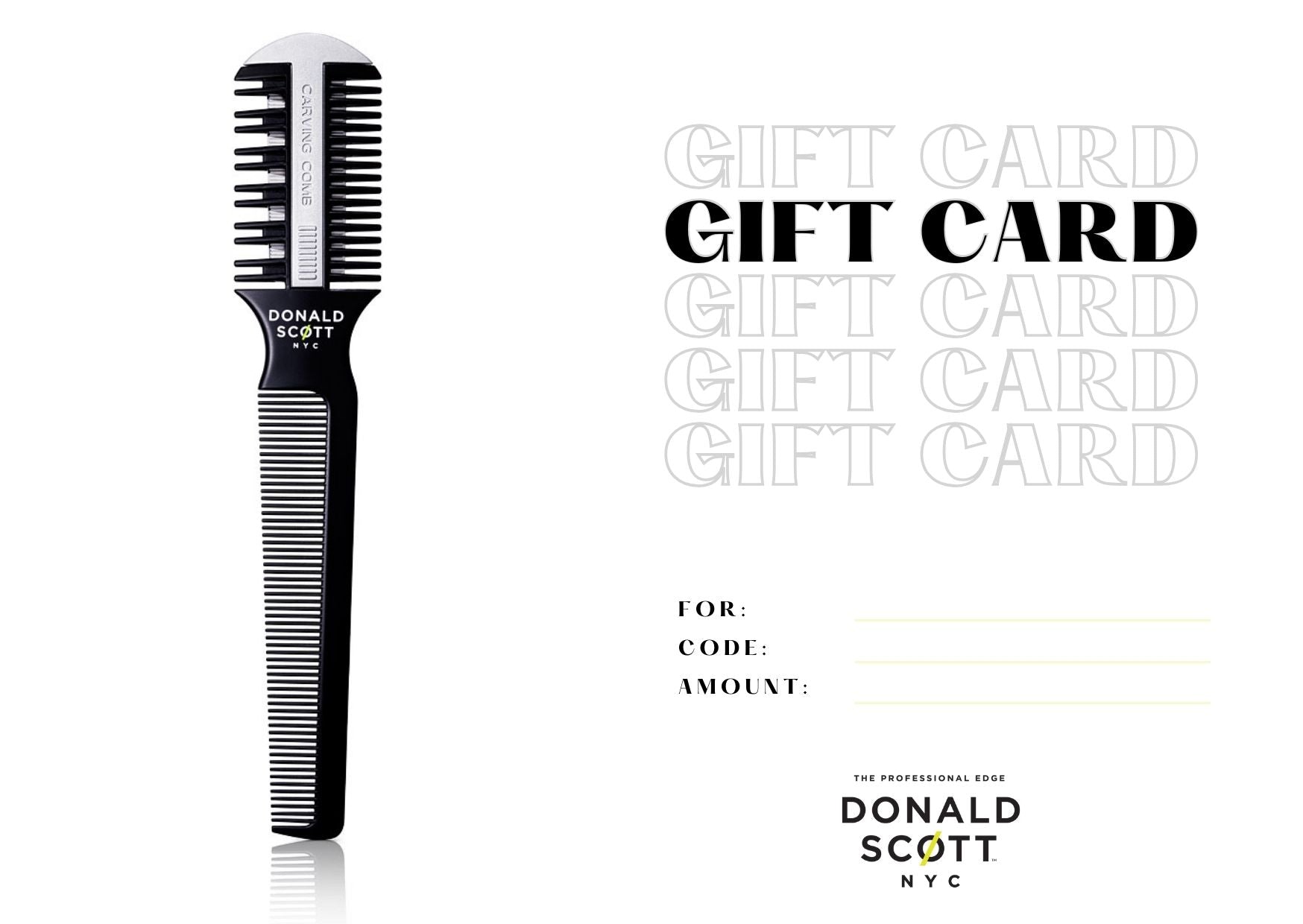 Donald Scott NYC Gift Card